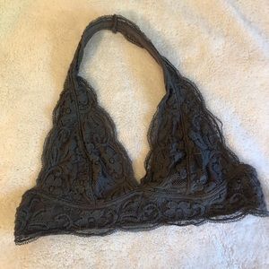 Urban Outfitters Grey Lace Bralette Small